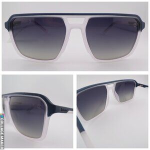 Timberland Polarized Square Two Tone Aviator Shades, Non-slip Rectangle Pilot